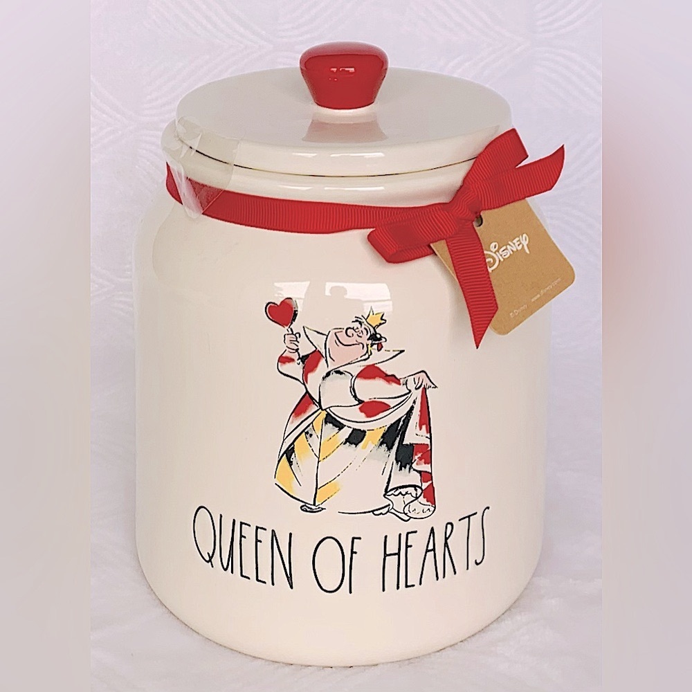 Rae Dunn Disney Villains Alice In Wonderland Queen of Hearts Canister